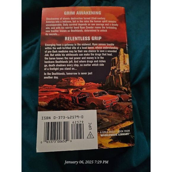 Death lands black harvest by James Axler gold eagle books isbn 0373625790 - Picture 3 of 5